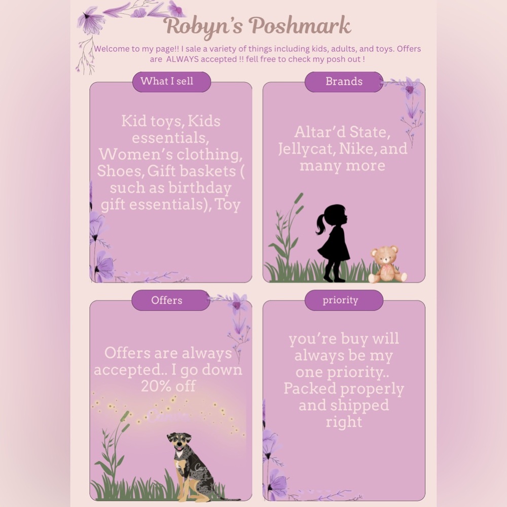 My posh marks offers and lists